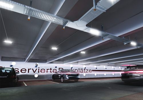 Eletrocalha Perfurada RKS Magic em estacionamentostacionamento